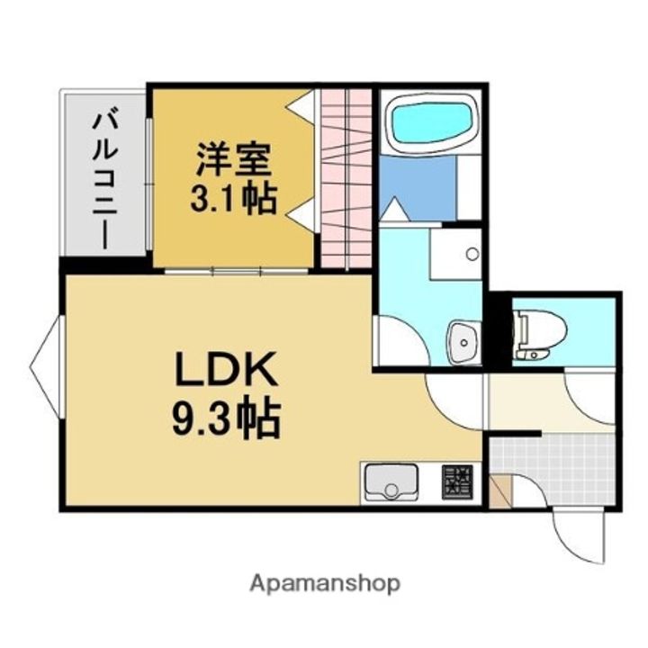 LECOCON四日市Ⅶの間取り