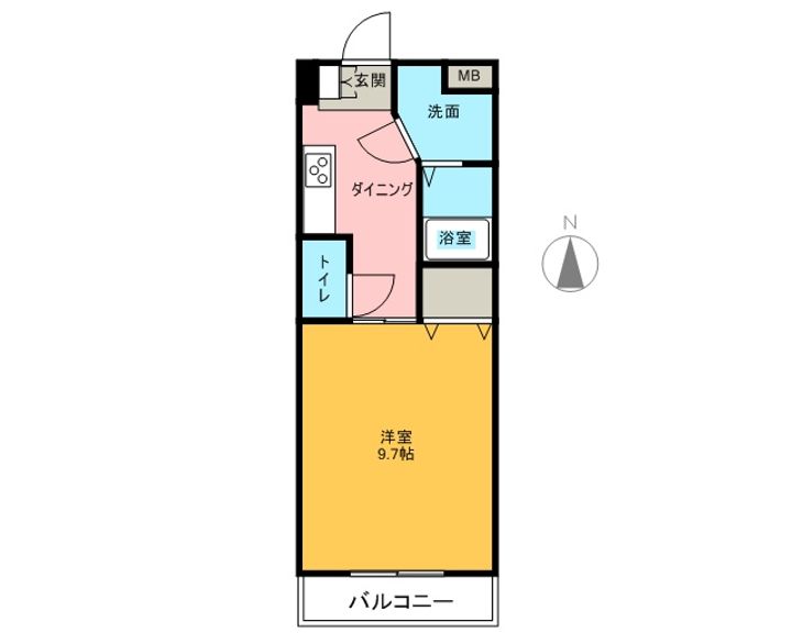 フローラル堀木の間取り