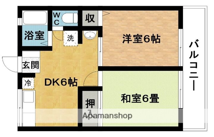 ハイムシノブの間取り