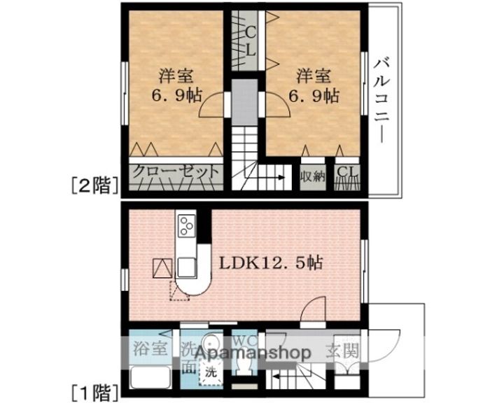 ノースヴェネチアの間取り