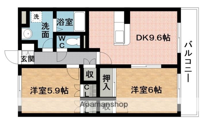 アップル2号館の間取り