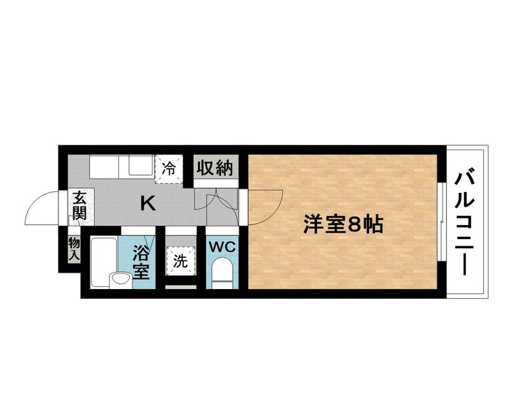 フリオフラッシュの間取り