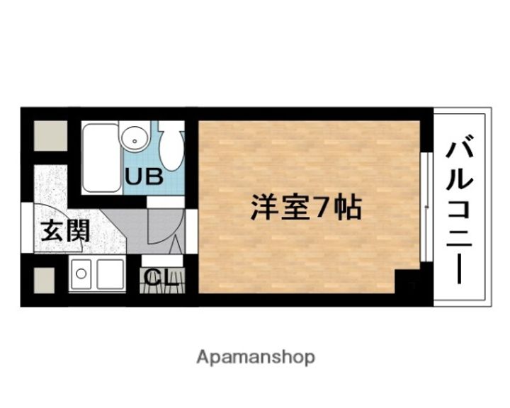 三重県伊賀市上野忍町の賃貸マンションの間取り