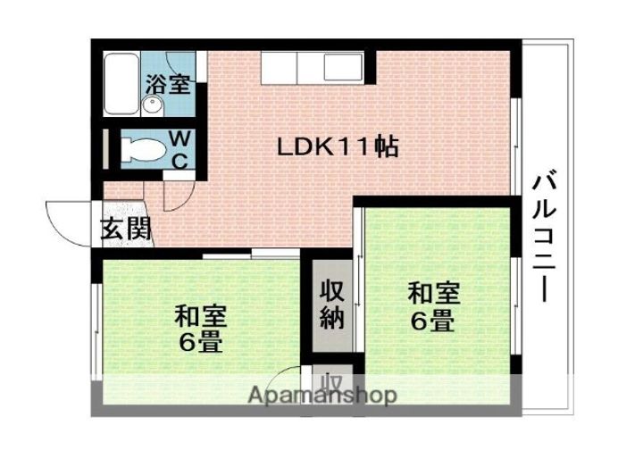 共生マンションの間取り