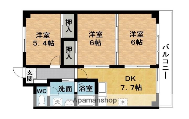 ウィステリア1の間取り