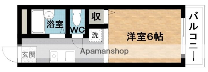 プラコート鴻之台の間取り