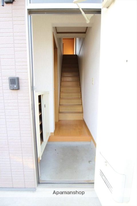 ハイツソレイユⅡの玄関