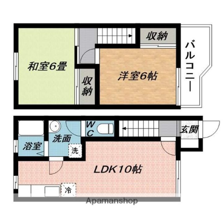 ハイツソレイユⅡの間取り