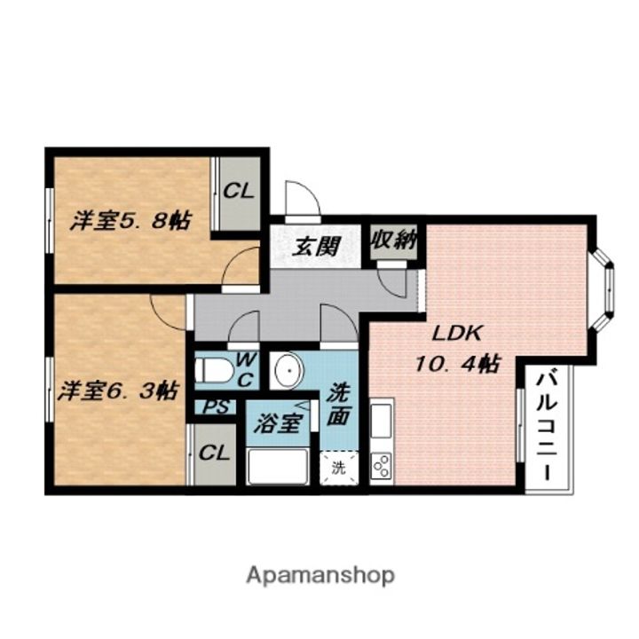 ル・モンテの間取り
