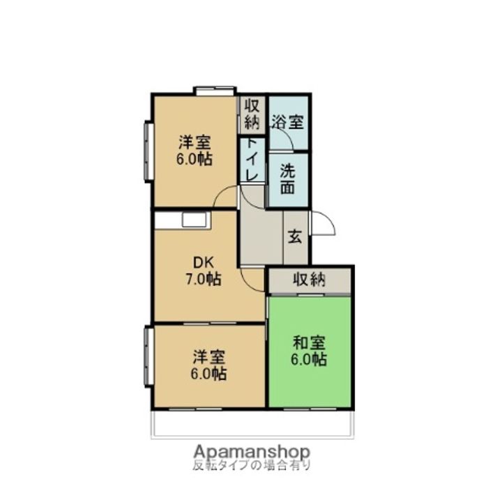 アネックス富洲原の間取り