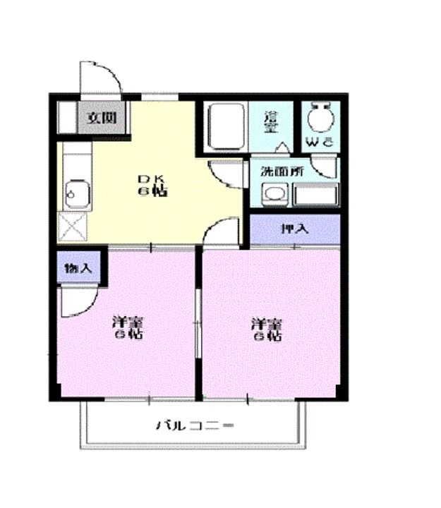 ハピネスの間取り