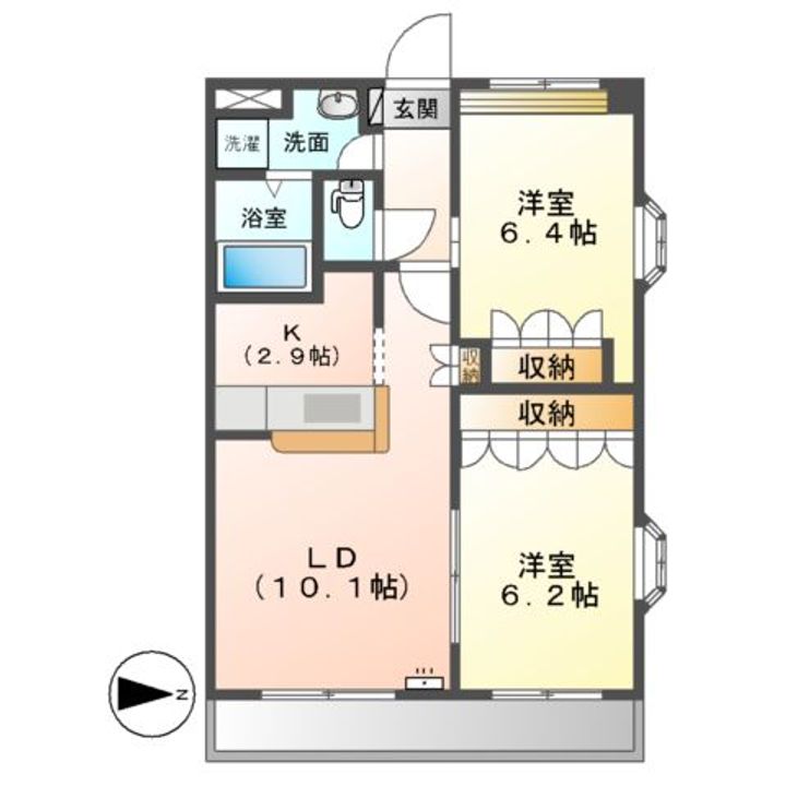 ロイヤルステージIの間取り