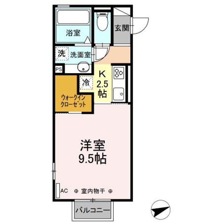 カーサ・アンソレイエの間取り