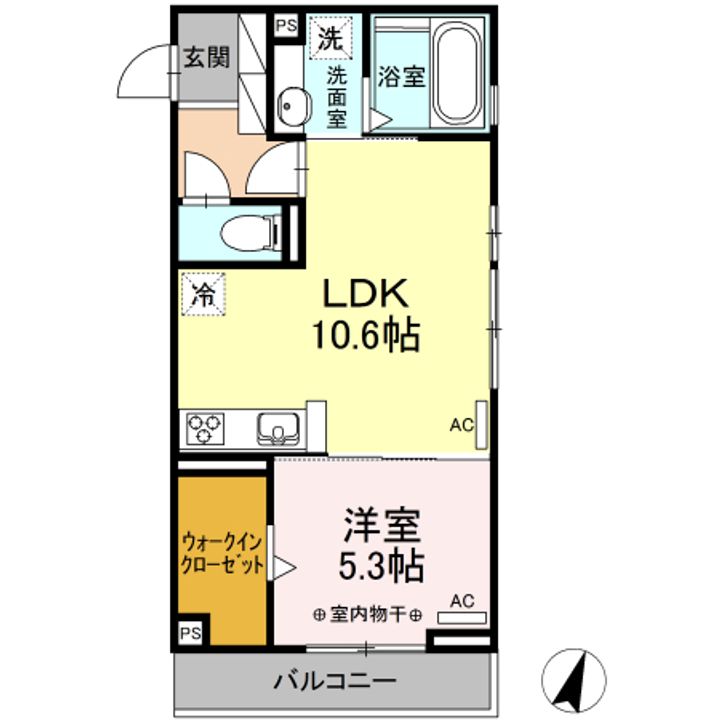 WING21 Iの間取り