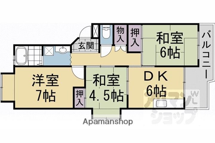 第二藤田マンションの間取り