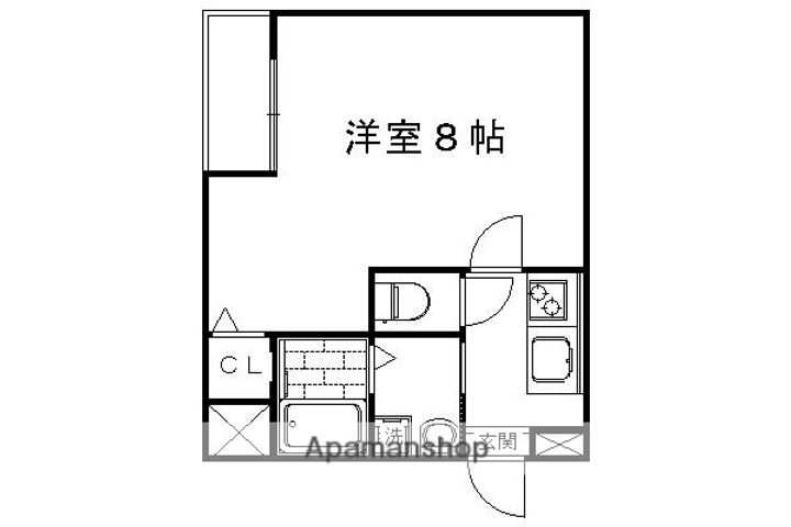 アークリード五条堀川の間取り