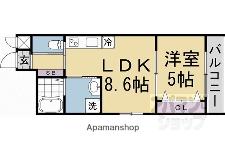 LEI梅小路の間取り