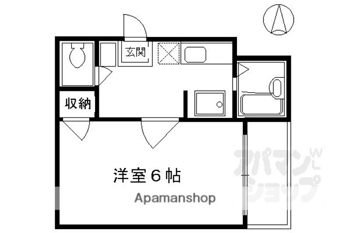 ラリティ田中203の間取り