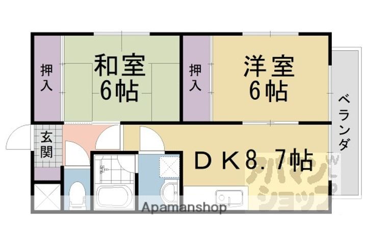 GOOD MANSION201の間取り