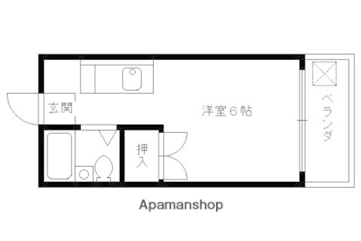 第1グランドールMIYAGAWA207の間取り