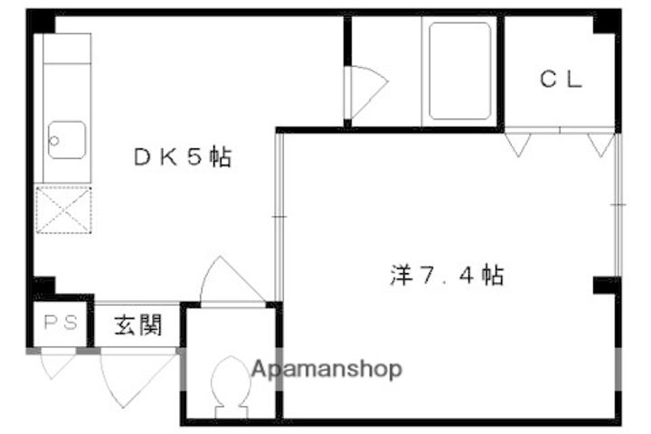 フォルテ山科202の間取り