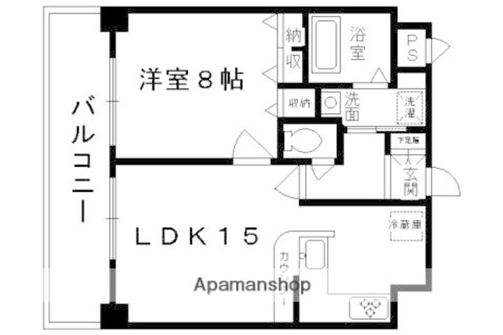 リーガル京都河原町五条の間取り
