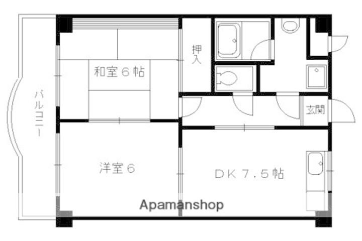 第二グレース安田の間取り