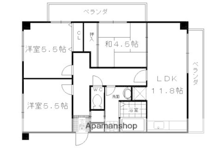 メゾン桂川508の間取り
