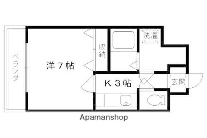 ライオンズマンション京都河原町第3515の間取り