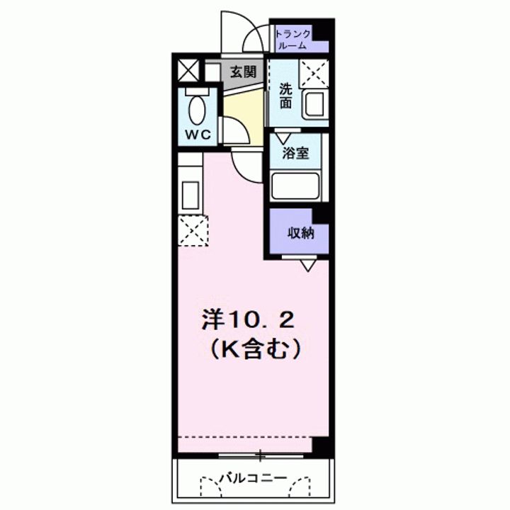 レジデンスAYUの間取り