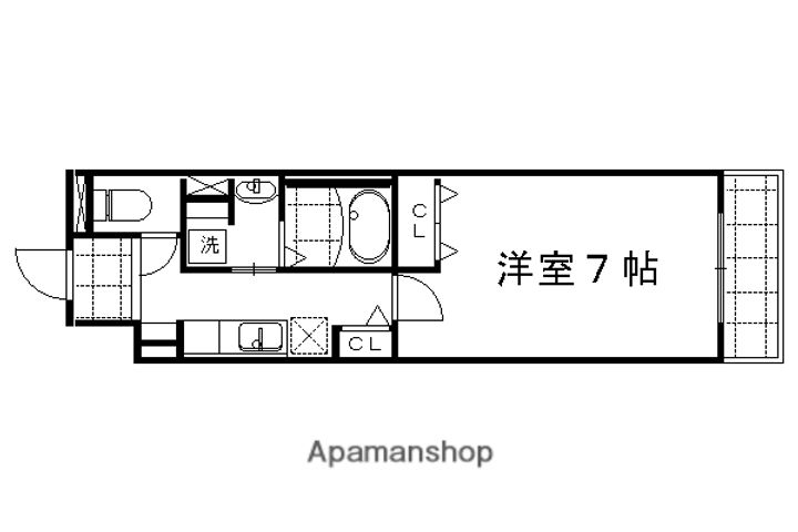 レジデンスプリムローズ102の間取り