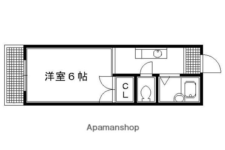 幸神ハイツ101の間取り