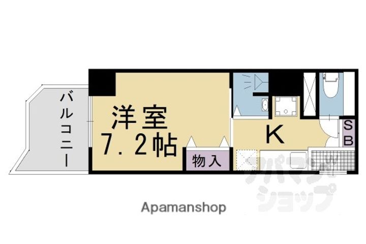 四条敷島ビル405の間取り