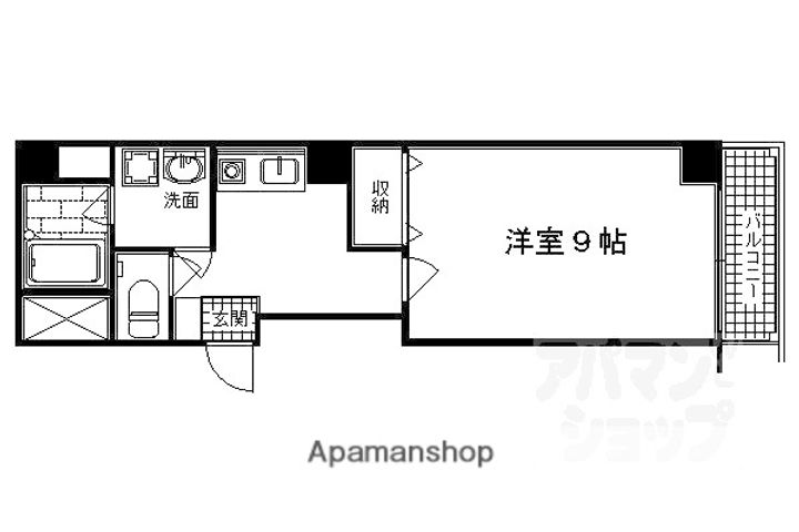 コージーハイツ大宮1003の間取り