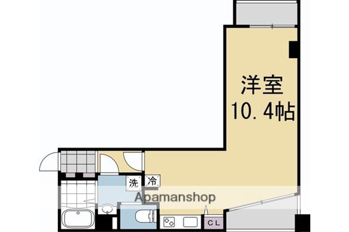 ロイヤルプラザ御幸町501の間取り
