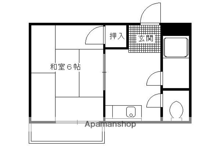 マンション皆栄103の間取り