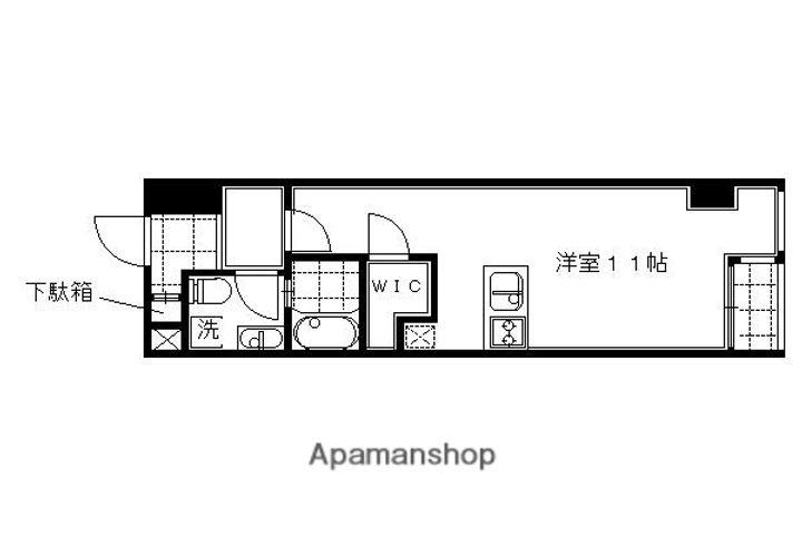 グランスイート鴨川405の間取り