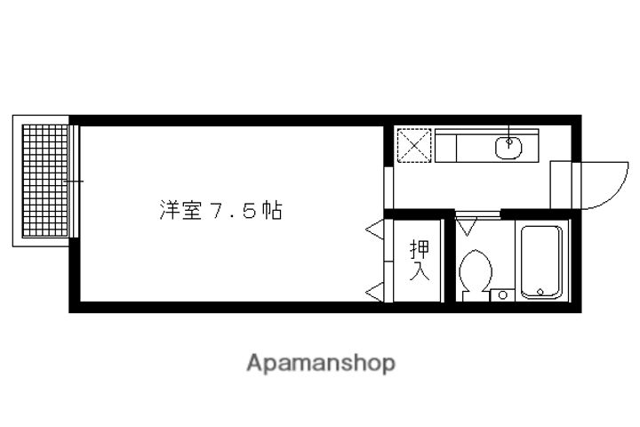 セジュール上賀茂207の間取り