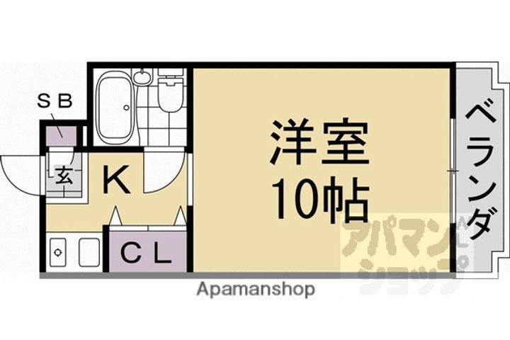川端ハイツ210の間取り