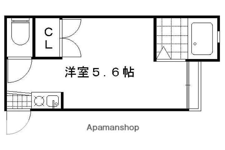 カーザピッコーラ105の間取り