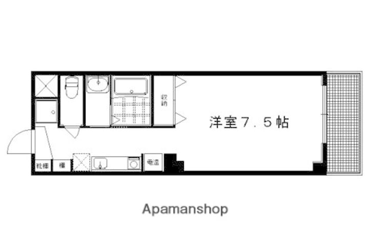 ジェスペール一条301の間取り