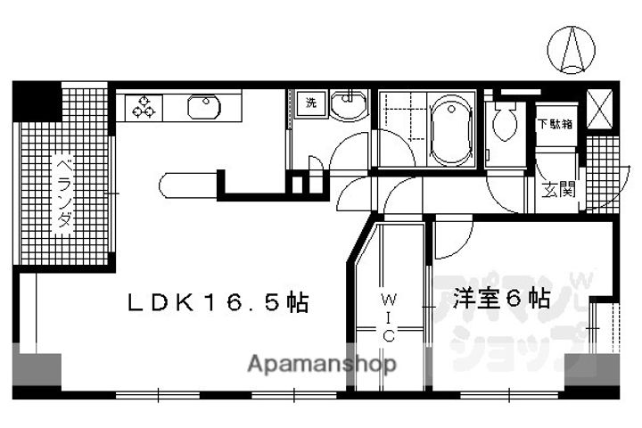 エルシア四条麩屋町202の間取り
