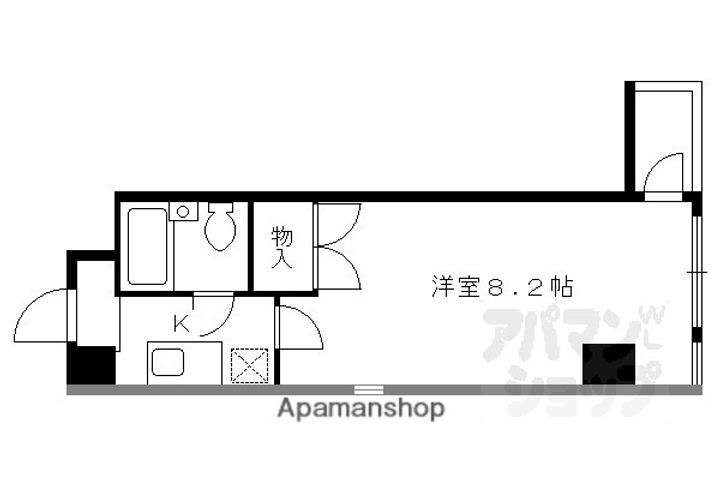 シティハウス夷川306の間取り