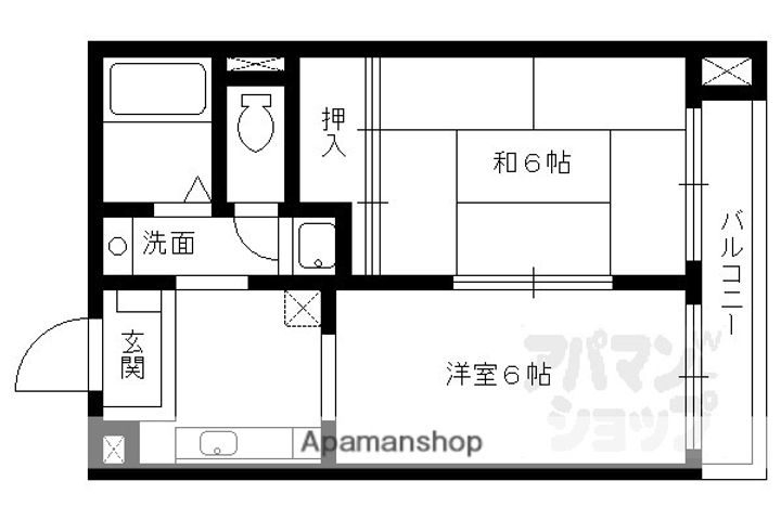 八廣ビル301の間取り
