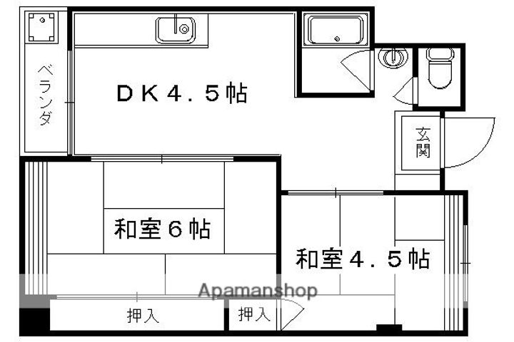 リエス西院の間取り