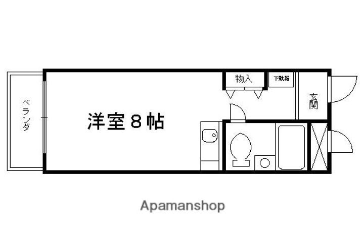 グランデ西京極304の間取り