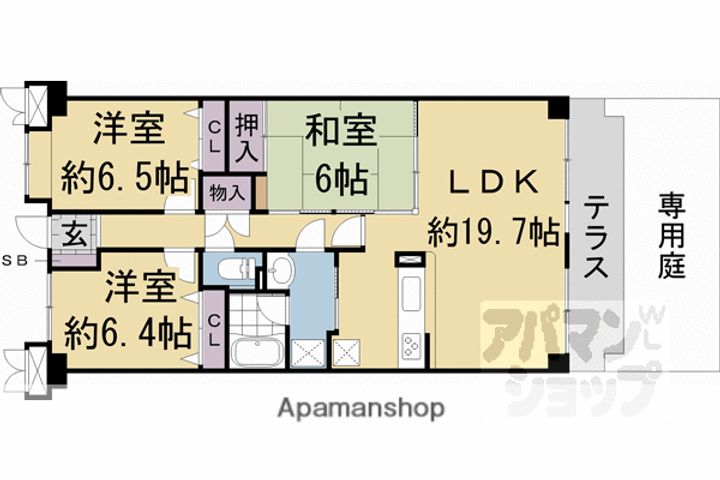 EXCELLAGE嵐山の間取り