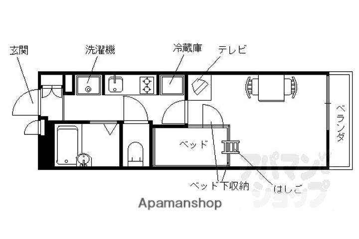 レオパレス華の間取り