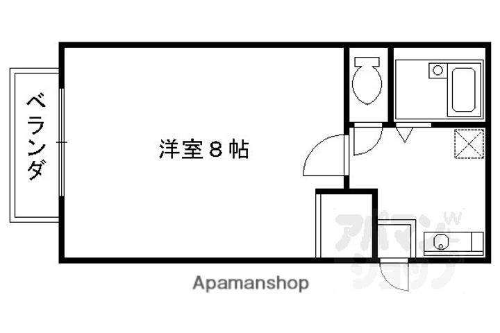 ウィズ山喜204の間取り