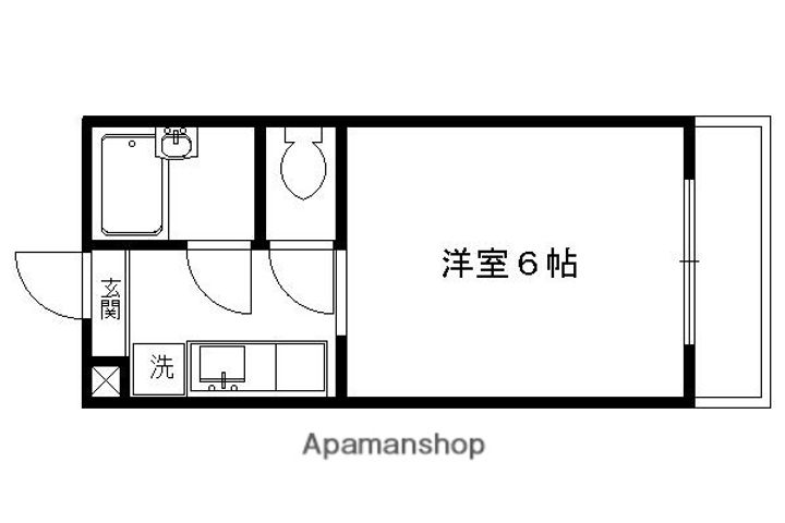 CHOEI63マ.シャンブルかもがわ202の間取り